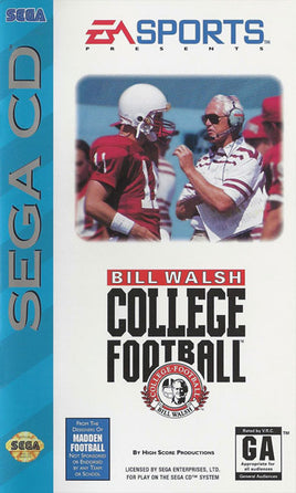 Bill Walsh College Football (Complete in Box)
