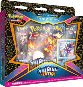 Pokemon TCG Shining Fates Mad Party Galarian Mr Rime Pin Collection