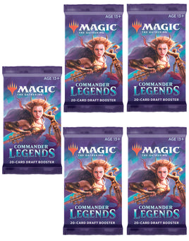 Magic the Gathering Commander Legends: 5 Draft Booster Packs