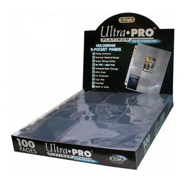 Ultra Pro Platinum Series Hologram 9-Pocket Pages (100 Pages)