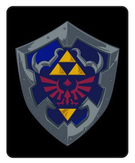 The Legend of Zelda: Hylian Shield Plush Throw Blanket