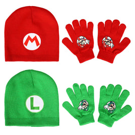 Super Mario and Luigi Logo 2 Pack Beanie