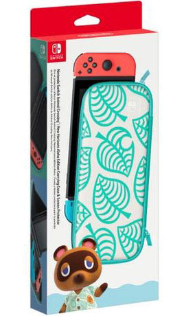 Animal Crossing Aloha Edition Carrying Case & Screen Protector