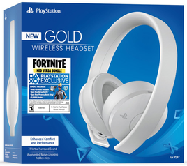 PlayStation Gold Stereo Wireless Headset (White)