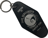 Nightmare Before Christmas Plastic Hotel Keychain (Black)