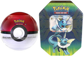 Pokemon TCG Pokeball & Vaporeon Tin