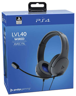 PDP Gaming LVL40 Wired Stereo Headset for PlayStation