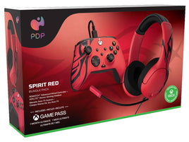 Airlite Wired Headset & Rematch Wired Controller for Xbox (Red)