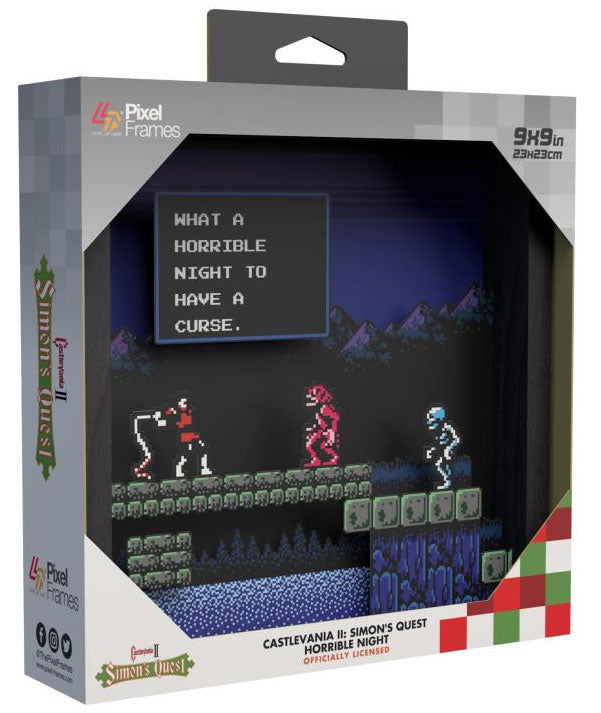 Castlevania: Horrible Night Pixel Frame (9x9in)| Microplay Newmarket