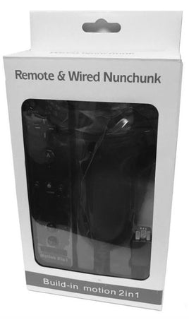 Wii Remote & Nunchuk (Black)