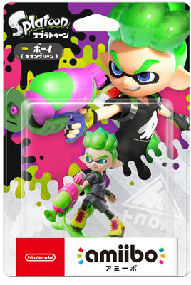 Splatoon Inkling Boy (Neon Green) Amiibo (Import)