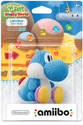 Yoshi's Woolly World Blue Yoshi Amiibo