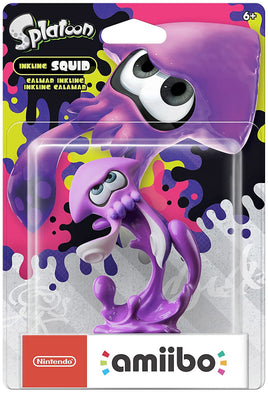 Splatoon Inkling Squid (Neon Purple) Amiibo