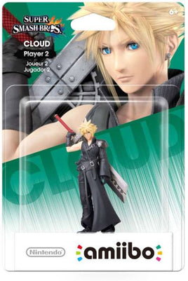 Super Smash Bros Cloud Player 2 Amiibo