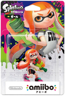 Splatoon Inkling Girl (Neon Orange) Amiibo (Import)