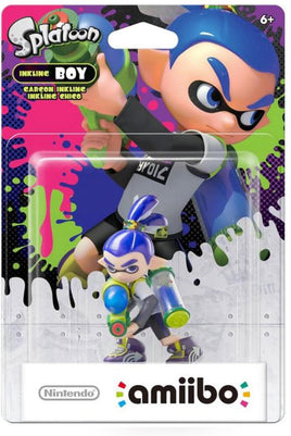 Splatoon Inkling Boy (Neon Blue) Amiibo