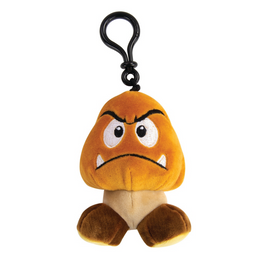 Super Mario Bros Club Mocchi Mocchi Goomba Clip On 4" Plush Toy