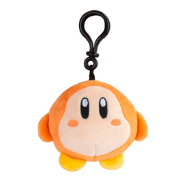 Kirby Club Mocchi Mocchi Waddle Dee Clip On 3.5" Plush Toy
