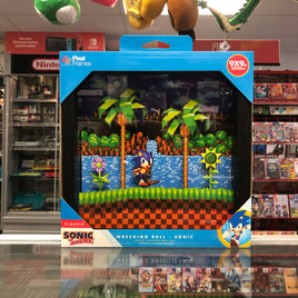 Sonic the Hedgehog (Idle Pose) Pixel Frame (9x9in)