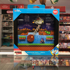 Sonic the Hedgehog (Wrecking Ball) Pixel Frame (9x9in)