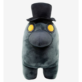 Among Us Plush Black Crewmate Plague Doctor 12"