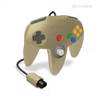 Wired Captain Premium Controller (Gold) for N64