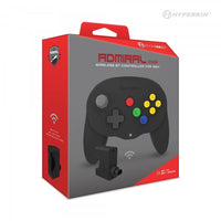 Wireless Admiral Controller (Black) for N64