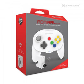 Wireless Admiral Controller (White) for N64