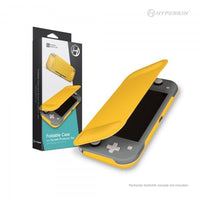 Foldable Case And Screen Protector Set (Yellow) For Nintendo Switch Lite