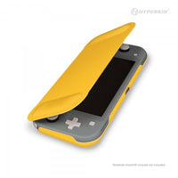 Foldable Case And Screen Protector Set (Yellow) For Nintendo Switch Lite