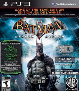 Batman Arkham Asylum (Game of the Year) (Pre-Owned)