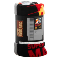 Super Mario NES Cartridge Plush Throw Blanket