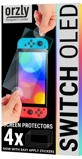 Switch OLED Tempered Glass Protector (4pk)