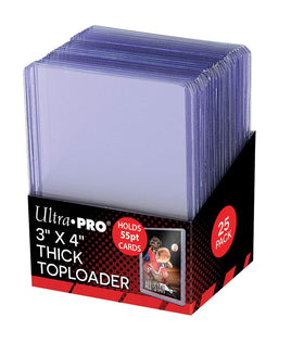 Ultra Pro Toploader Thick 3" x 4" 25 Pack