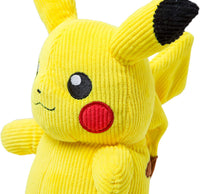 Pokemon Corduroy Plush Pikachu 8"
