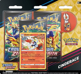 Pokemon TCG Crown Zenith Pin Collection (Cinderace)