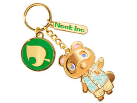Animal Crossing: Tom Nook Metal Keychain