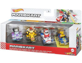 Hot Wheels Mario Kart 4 Pack (Dry Bones, Bowser, Shy Guy, Koopa Troopa)