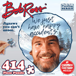 Bob Ross Happy Accidents Puzzle (414 Pcs)