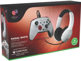 Airlite Wired Headset & Rematch Wired Controller for Xbox (White)