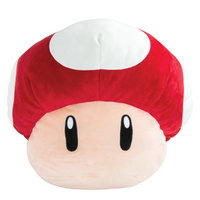 Super Mario Bros Club Mocchi Mocchi Red Mushroom 24" Plush Toy