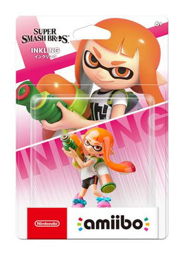 Super Smash Bros Splatoon Inkling Girl Amiibo