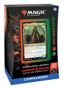 Magic The Gathering: Baldur's Gate Commander Exist From Exile