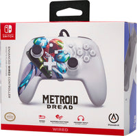 Enhanced Wired Controller (Metroid Dread) For Switch
