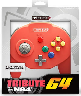 Tribute64 Controller for N64 (Red)