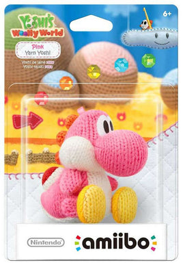 Yoshi's Woolly World Pink Yoshi Amiibo