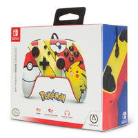 Enhanced Wired Controller (Pikachu Pop Art) For Switch