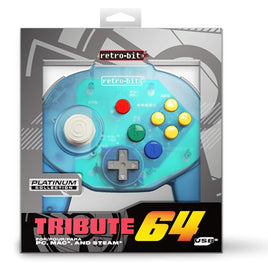 Tribute64 Controller for Switch (Blue)