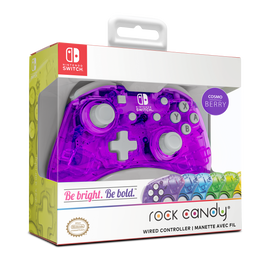 Rock Candy Wired Controller Cosmo Berry for Switch