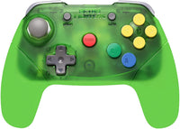 Brawler64 Wireless Controller for N64 (Green)